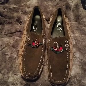 Men Gucci boat shoes